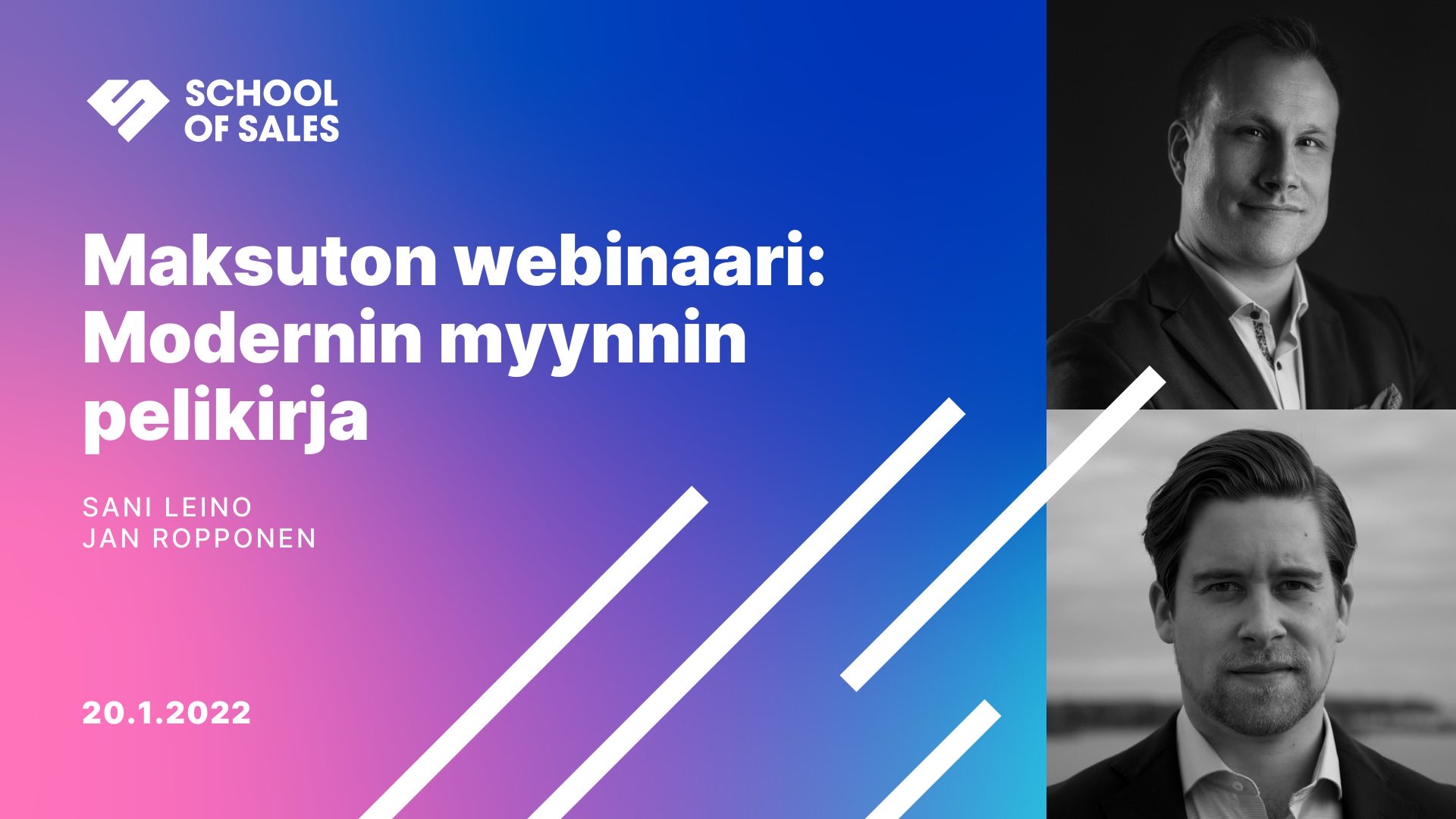 Modernin myynnin pelikirja -webinaari